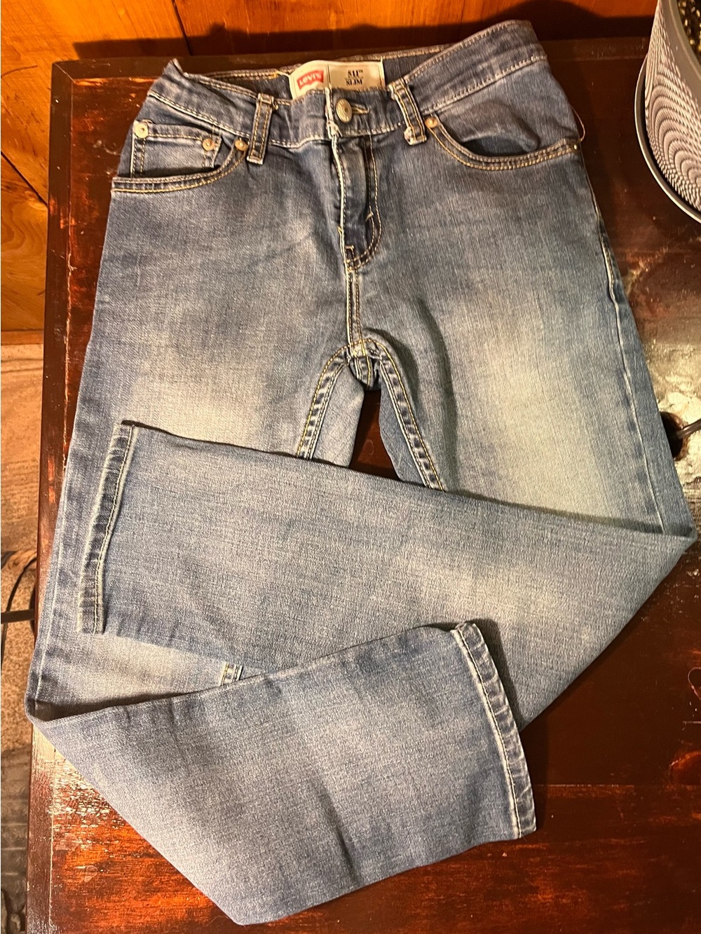 Levi's Light Blue Straight Leg Jeans - Woman's 10 Regular Slim 511 25x25